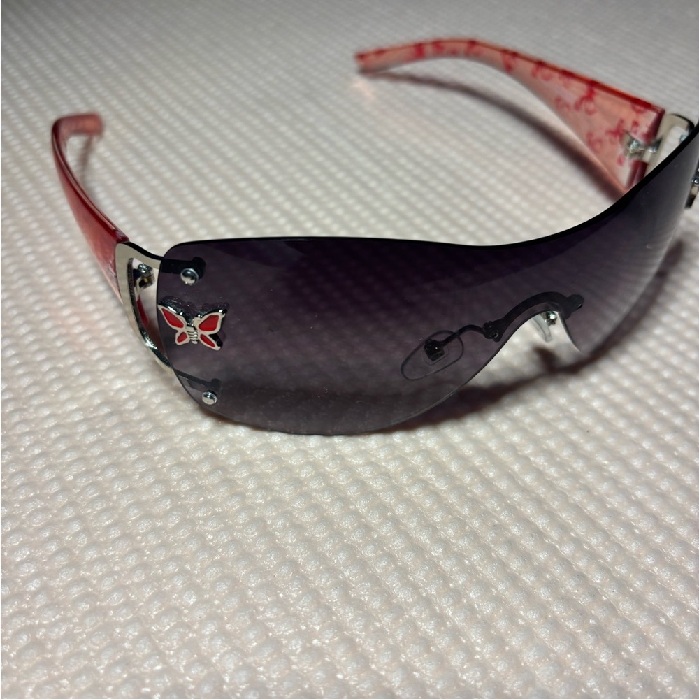Y2K Red and Black Sunglasses
